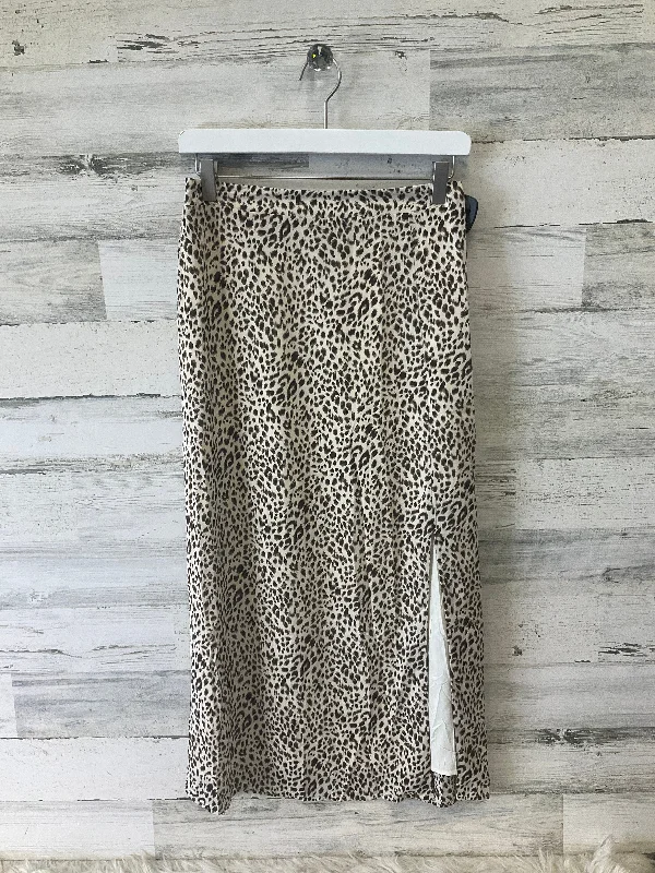 Skirt Maxi By Wishlist In Animal Print, Size: M