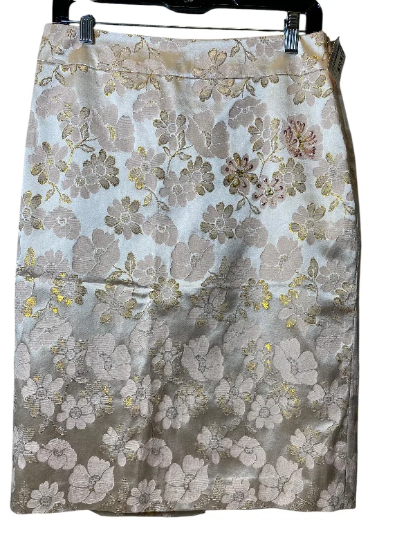 Skirt Midi By Banana Republic In Floral Print, Size: 6