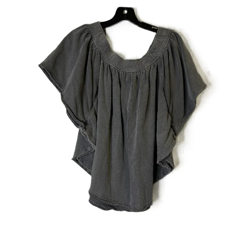 Top Short Sleeve By Free People In Grey, Size: S