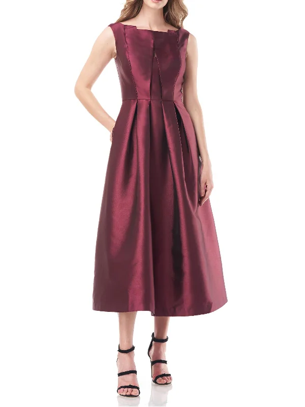 Eleanor Womens Sleeveless Long Cocktail and Party Dress