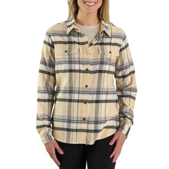 Women's TENCEL™ Fiber Series Relaxed Fit Long-Sleeve Flannel Shirt