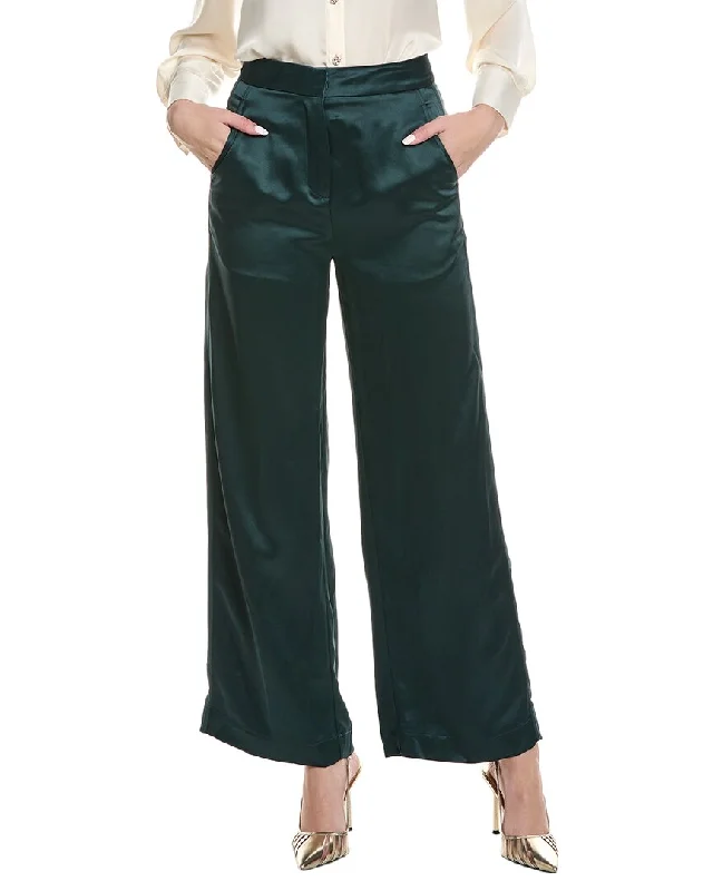 Reiss Lula Satin Wide Leg Trouser