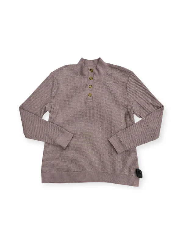 Top Long Sleeve By Lands End In Mauve, Size: M