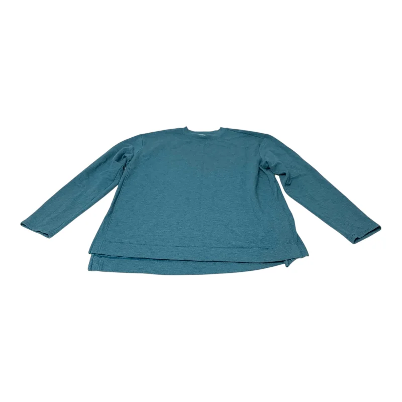 Top Long Sleeve By Pure Jill In Teal, Size: M